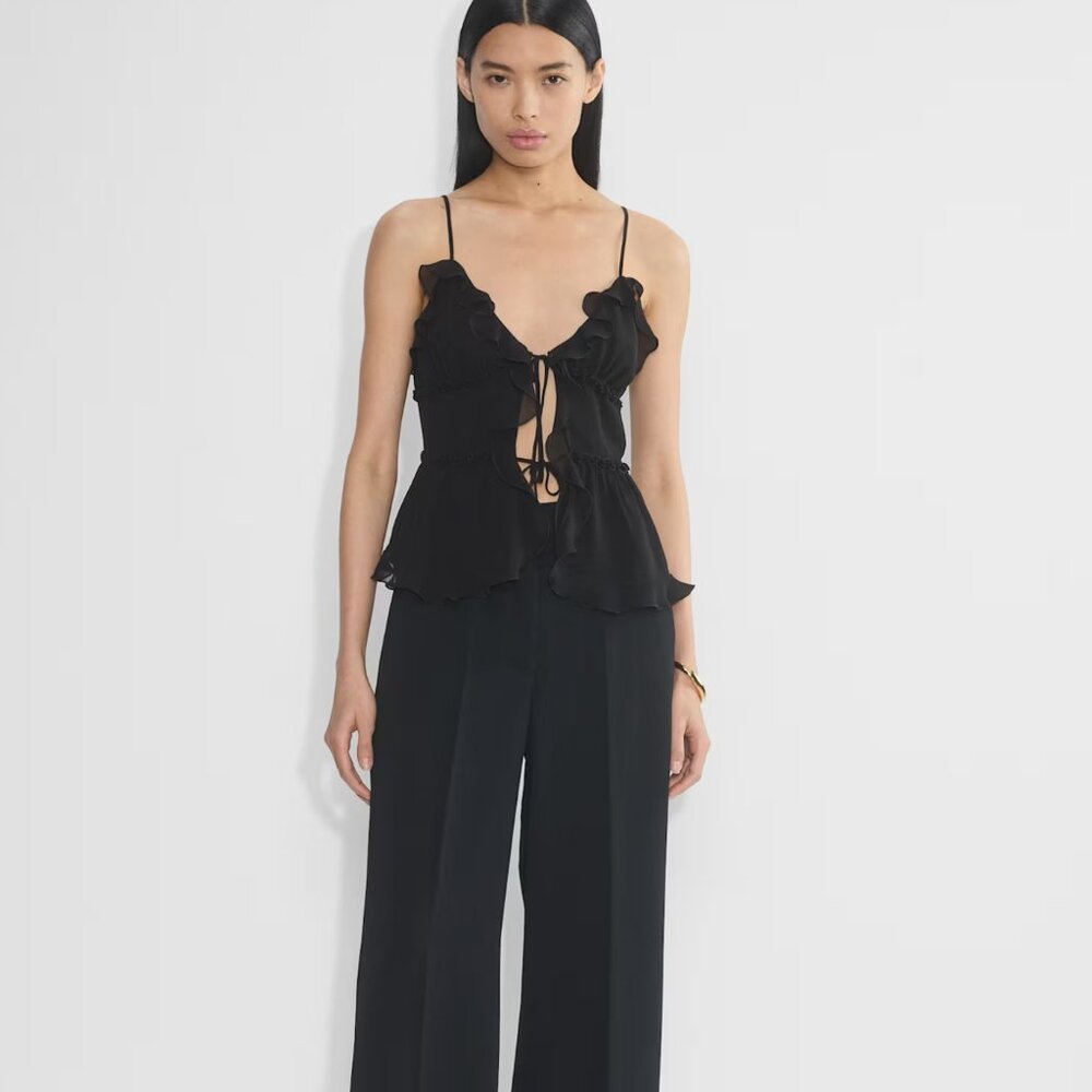 Aritzia Wilfred Amore Camisole in Black - Core Collection XS